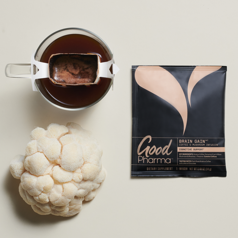 Good Pharma • Brain Gain • Coffee & Lion's Mane Mushroom